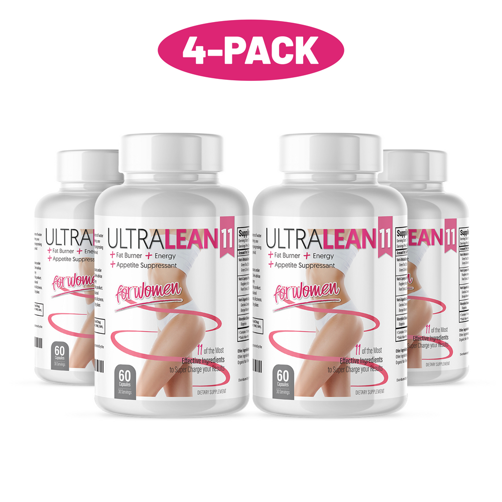 Buy 4, SAVE 20% /  Ultra Lean 11 - Energy Support, Appetite Suppressant, Multi Complex Supplement for Weight Loss